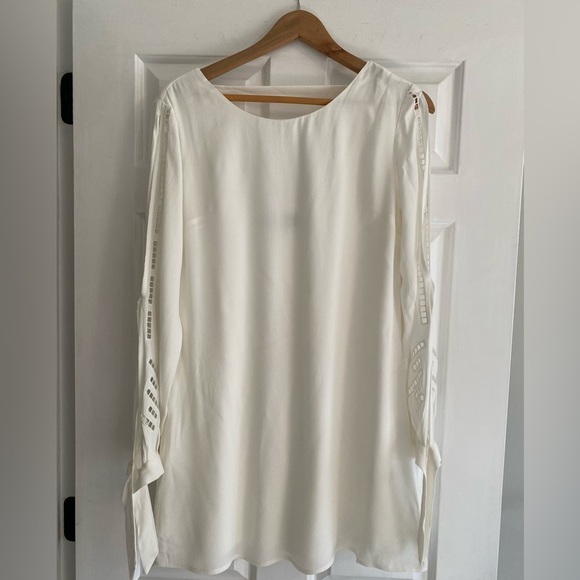 Lulus Dresses & Skirts - Lulus White Long Sleeve Mini Dress Size S